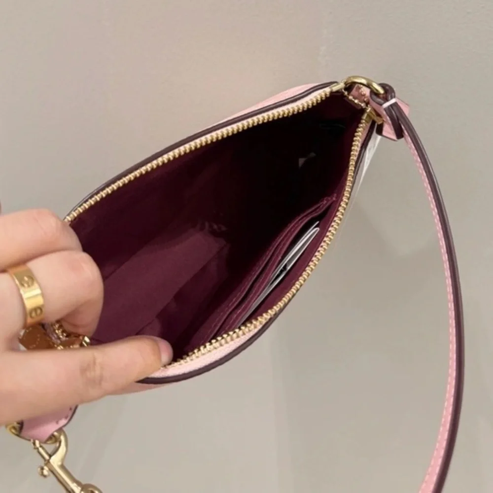Coach Light Pink Signature Shoulder Bag